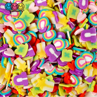 Luck Charms Fimo Mix Slices Fake Clay Sprinkles Decoden Jimmies Funfetti Shooting Stars Horseshoes