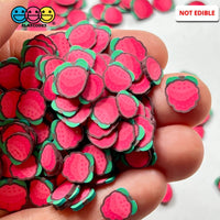 Lychee Fimo Slices Fake Sprinkles Whole Lychees Faux Fruit Decoden Funfetti 10Mm Sprinkle