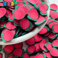 Lychee Fimo Slices Fake Sprinkles Whole Lychees Faux Fruit Decoden Funfetti 10Mm Sprinkle