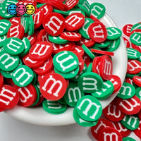 M&m Candy Green Red Christmas Fimo Slices Fake Clay Sprinkles Decoden Jimmies Funfetti 10Mm Sprinkle
