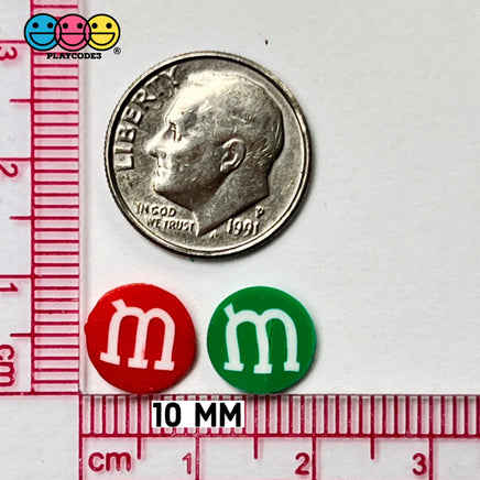 M&m Candy Green Red Christmas Fimo Slices Fake Clay Sprinkles Decoden Jimmies Funfetti 10Mm Sprinkle