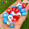 M&m Fake Candies 4Th Of July Mix Colors Candy Charms Flatback Cabochons 30 Pcs Charm