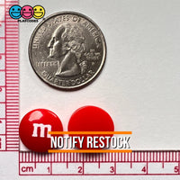 M&m Mixed Chocolate Candies Fake Candy Charms Flatback Cabochons 30 Pcs Charm