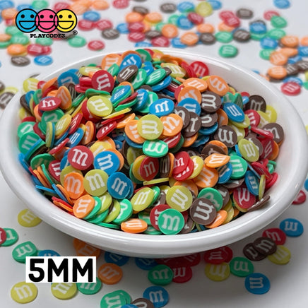 M&m Fimo Slices Polymer Clay Mm Candy Fake Sprinkles Candies Jimmies 10/5Mm Sprinkle