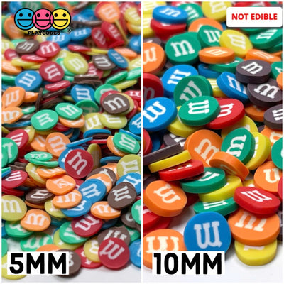 M&m Fimo Slices Polymer Clay Mm Candy Fake Sprinkles Candies Jimmies 10/5Mm Sprinkle