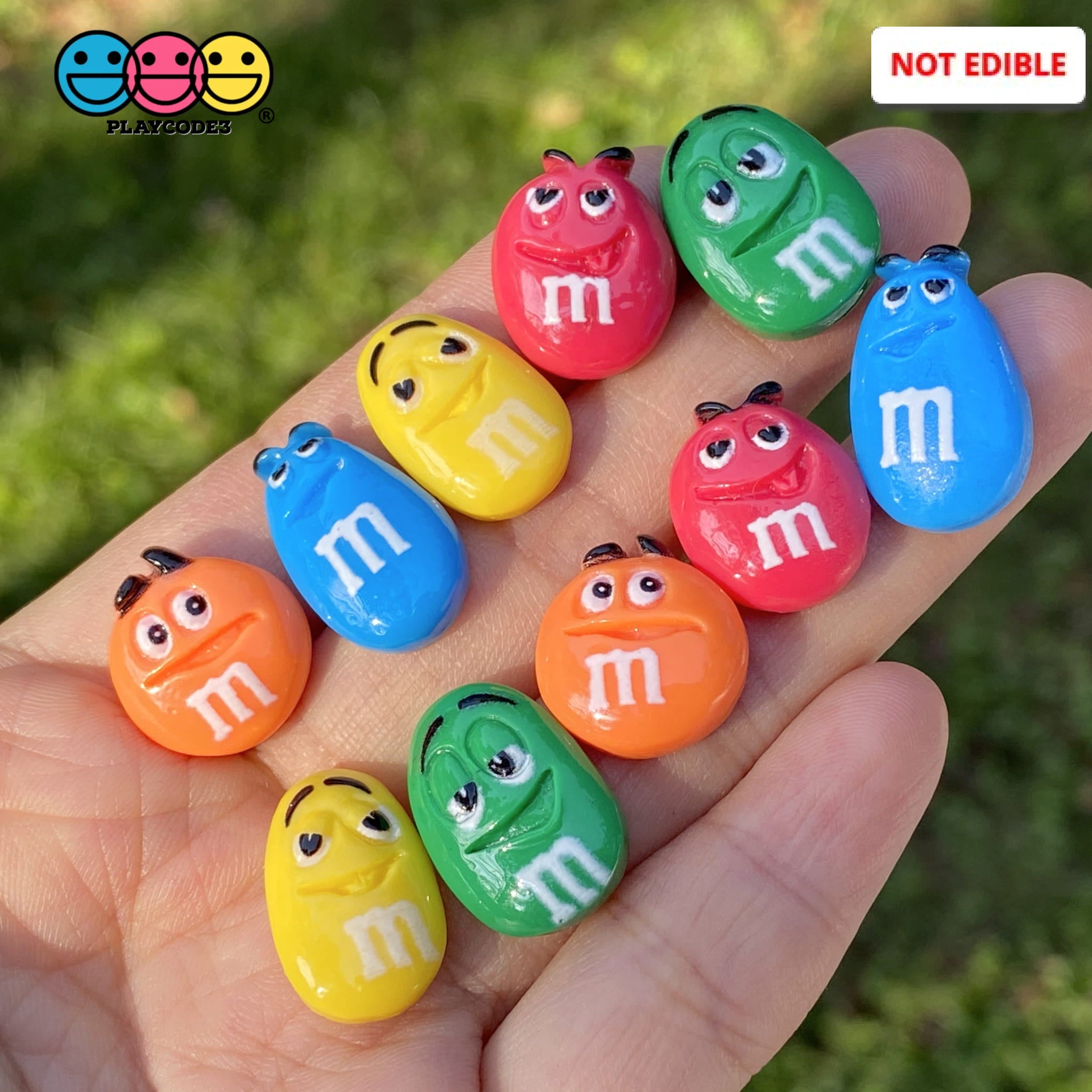 M&M's カラフルチャーム m-smiling-characters-cartoon-