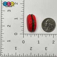 Fake Christmas Holiday Red Green Macaron Flat Bottom Cabochons Decoden Charm 10 Pcs Playcode3 Llc