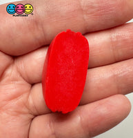 Macaron Fake Food Red Green Christmas Holiday Flat Bottom Cabochons Decoden Charm 10 Pcs