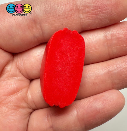 Macaron Fake Food Red Green Christmas Holiday Flat Bottom Cabochons Decoden Charm 10 Pcs