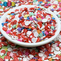 Magic Mushroom Mix Fimo Slices Fake Clay Sprinkles Funfetti Confetti Sprinkle