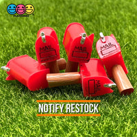 Mailbox Curbside Classic Red Metal Charms Miniature Charm Cabochons Decoden