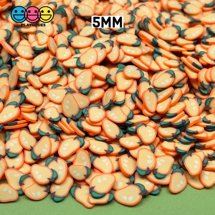Mango Fimo Fruit Slices Fake Sprinkles Decoden Jimmies 20 Grams / 5 Mm Sprinkle