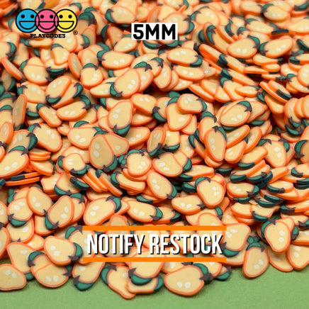 Mango Fimo Fruit Slices Fake Sprinkles Decoden Jimmies 20 Grams / 5 Mm Sprinkle