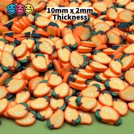 Mango Fimo Fruit Slices Fake Sprinkles Decoden Jimmies 20 Grams / 10 Mm Sprinkle