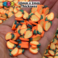Mango Fimo Fruit Slices Fake Sprinkles Decoden Jimmies Sprinkle