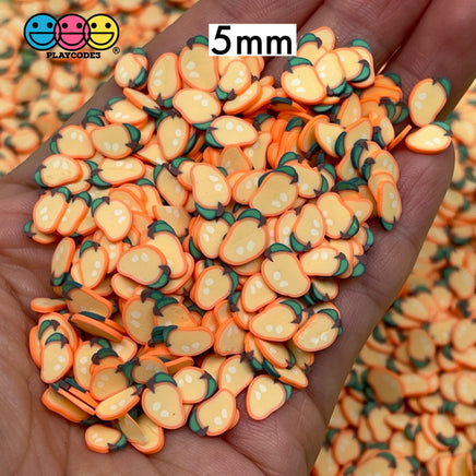 Mango Fimo Fruit Slices Fake Sprinkles Decoden Jimmies Sprinkle