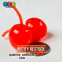 Maraschino Cherry Large Cherries Charms Fake Food Cabochon Decoden 10 Pcs Playcode3 Llc