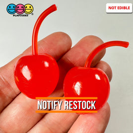Maraschino Cherry Large Cherries Charms Fake Food Cabochon Decoden 10 Pcs Playcode3 Llc