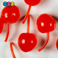 Maraschino Cherry Large Cherries Charms Fake Food Cabochon Decoden 10 Pcs Playcode3 Llc