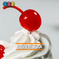 Maraschino Cherry Large Cherries Charms Fake Food Cabochon Decoden 10 Pcs Playcode3 Llc