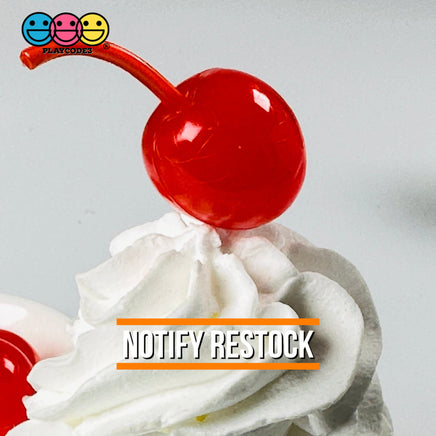 Maraschino Cherry Large Cherries Charms Fake Food Cabochon Decoden 10 Pcs Playcode3 Llc