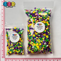 Mardi Gras Bead And Sprinkle Mix Fake Sprinkles Confetti New Orleans Funfetti