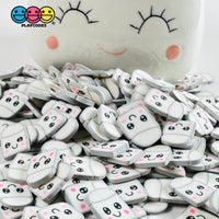 Marshmallow Kawaii Face5Mm/10Mm Fake Sprinkles Fimo Faux Sprinkle Funfetti