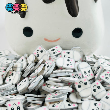 Marshmallow Kawaii Face5Mm/10Mm Fake Sprinkles Fimo Faux Sprinkle Funfetti