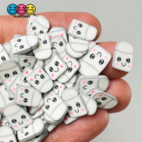 Marshmallow Kawaii Face5Mm/10Mm Fake Sprinkles Fimo Faux Sprinkle Funfetti