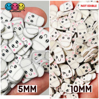 Marshmallow Kawaii Face5Mm/10Mm Fake Sprinkles Fimo Faux Sprinkle Funfetti