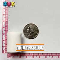 Marshmallows Charms Cabochon Fake Food Soft Clay Light Weight Not Hard Decoden 10 Pcs