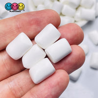 Marshmallows Mini Charms Cabochon Fake Food Marshmallow Decoden