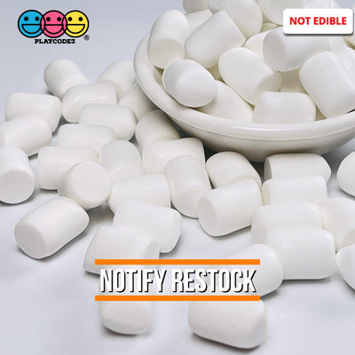 Marshmallows Mini Charms Cabochon Fake Food Marshmallow Decoden