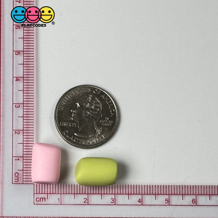 Marshmallows Mini Charms Pastel Multicolor Easter Cabochon Fake Food Hard Plastic Not Soft Decoden 5