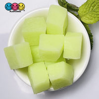Melon Chunks 3D Fake Food Realistic Charm Cabochons 10 Pcs