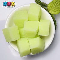 Melon Chunks 3D Fake Food Realistic Charm Cabochons 10 Pcs