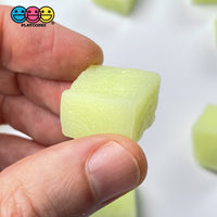 Melon Chunks 3D Fake Food Realistic Charm Cabochons 10 Pcs