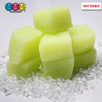 Melon Chunks 3D Fake Food Realistic Charm Cabochons 10 Pcs