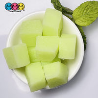 Melon Chunks 3D Fake Food Realistic Charm Cabochons 10 Pcs