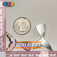Mermaid Tail Multi Color Iridescent Shift Flatback Charms Cabochons Fish Decoden 10 Pcs Charm
