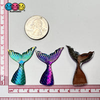 Mermaid Tails Iridescent Color Shift Charms Cabochons Mermaids Decoden 2 Colors 10 Pcs Playcode3 Llc