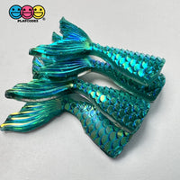 Mermaid Tails Iridescent Color Shift Charms Cabochons Mermaids Decoden 2 Colors 10 Pcs Playcode3 Llc