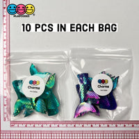 Mermaid Tails Iridescent Color Shift Charms Cabochons Mermaids Decoden 2 Colors 10 Pcs Playcode3 Llc