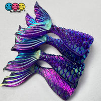 Mermaid Tails Iridescent Color Shift Charms Cabochons Mermaids Decoden 2 Colors 10 Pcs Playcode3 Llc