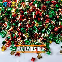 Christmas Mix 500G Bingsu Beads Slime Crunchy Iridescent Crafting Supplies Cut Plastic Straws Bulk