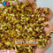 Metallic Gold 500G Bingsu Beads Slime Crunchy Iridescent Crafting Supplies Cut Plastic Straws Bulk
