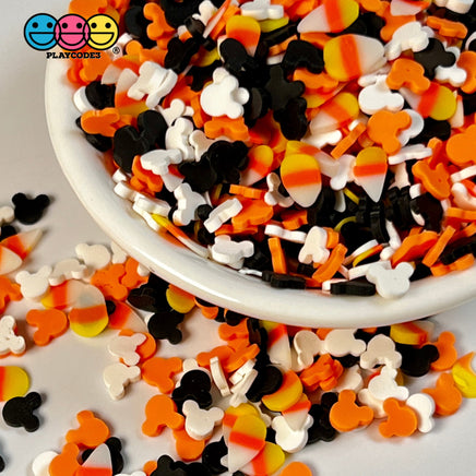 Mickey Candy Corn Halloween Mix Fimo Fake Polymer Clay Sprinkles Jimmies Funfetti Playcode3 Llc
