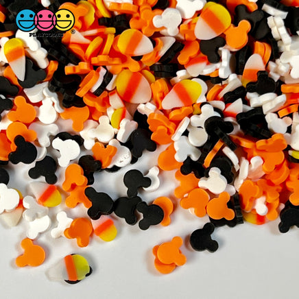Mickey Candy Corn Halloween Mix Fimo Fake Polymer Clay Sprinkles Jimmies Funfetti Playcode3 Llc