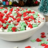 Mickey Christmas Mix Red White Green Fimo Fake Polymer Clay Sprinkles Jimmies Funfetti Playcode3 Llc