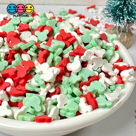 Mickey Christmas Mix Red White Green Fimo Fake Polymer Clay Sprinkles Jimmies Funfetti Playcode3 Llc